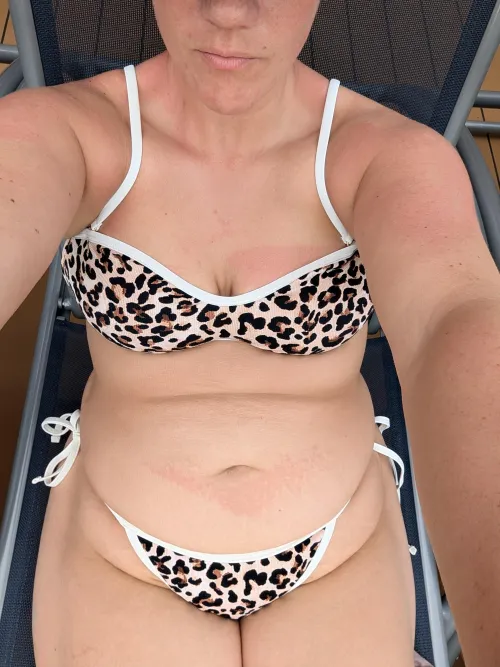 Sun-kissed, barely covered, and feeling myself  I needed this vacation… and this bikini. by naughtynora9