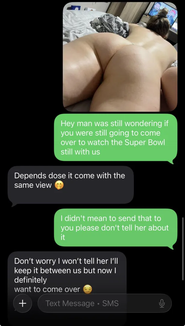 Super Bowl invitation posted by Ashley362545