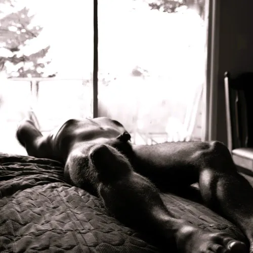 Supine male nude by littlePeter6969