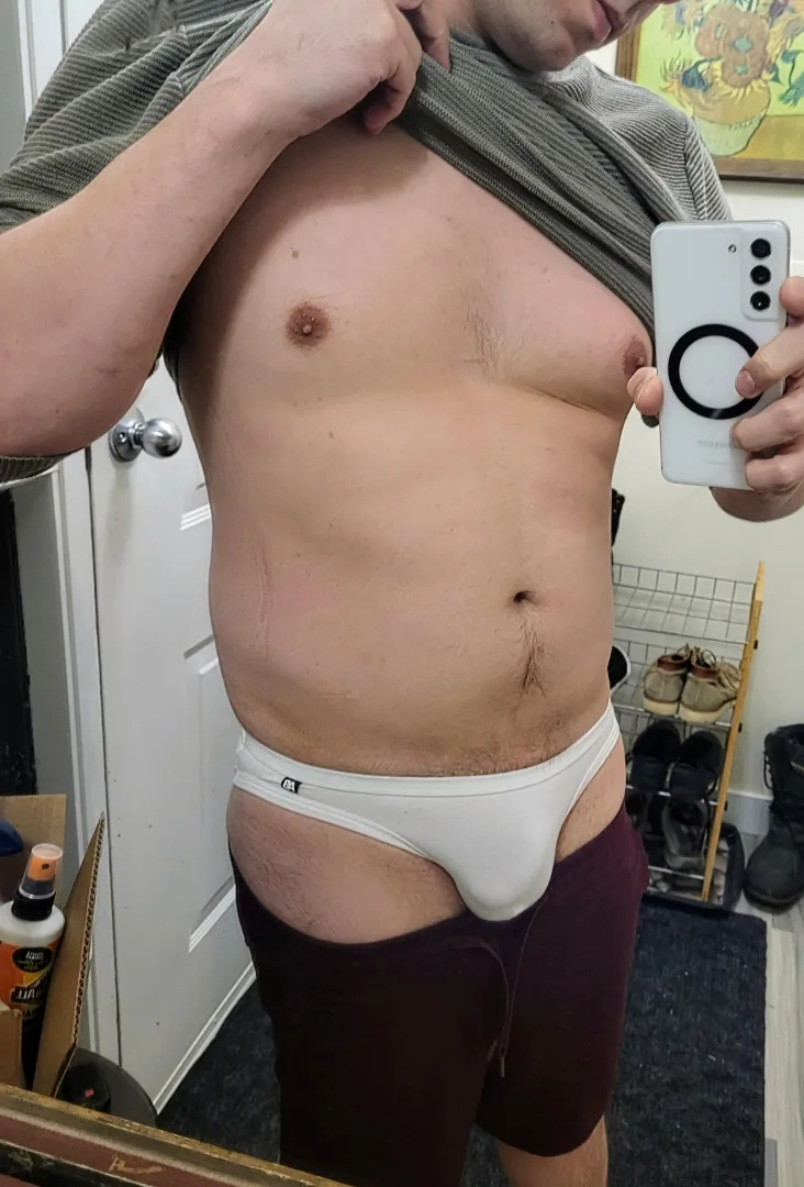 Surprise when you pull down the basketball shorts posted by troppourmoi