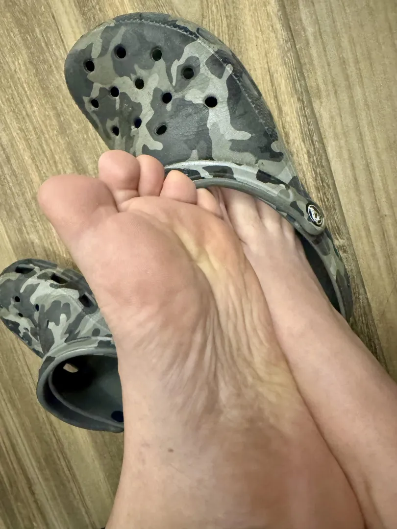 sweaty crocs posted by ITALIANBIKERDAD