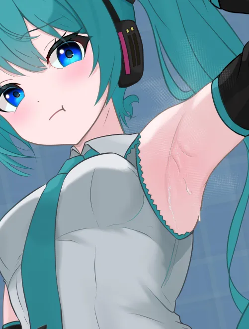 Sweaty Miku Pits [Vocaloid] by A_MASSIVE_PERVERT