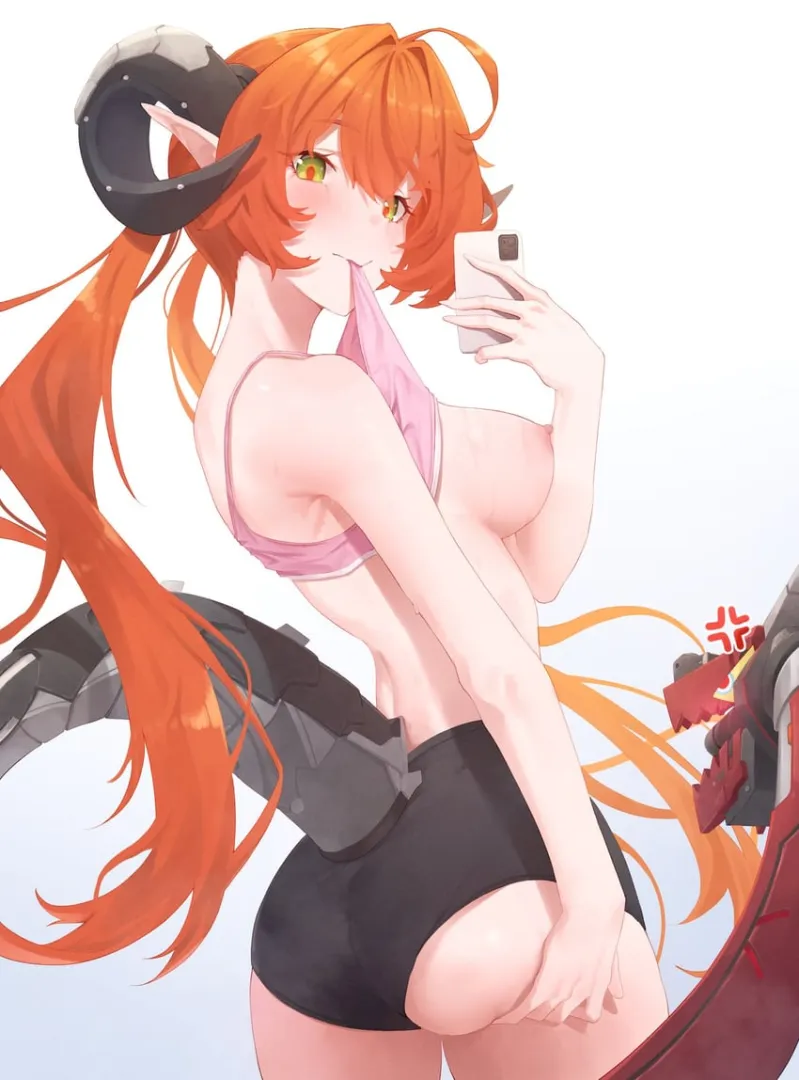 Sweaty Orphie Taking a Booty Selfie [ZZZ] posted by sd6636