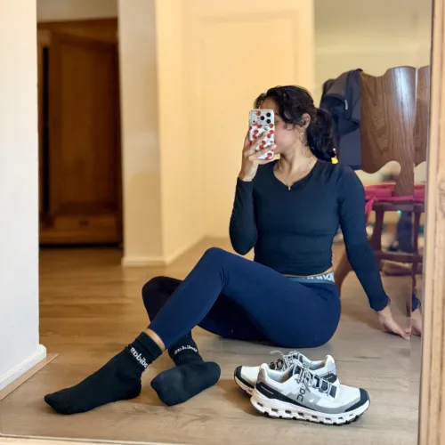 Sweaty socks after my workout by isa_stillsinning