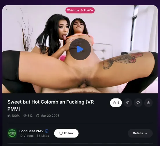 Sweet but Hot Colombian Fucking [VR PMV] by epicvr-studio