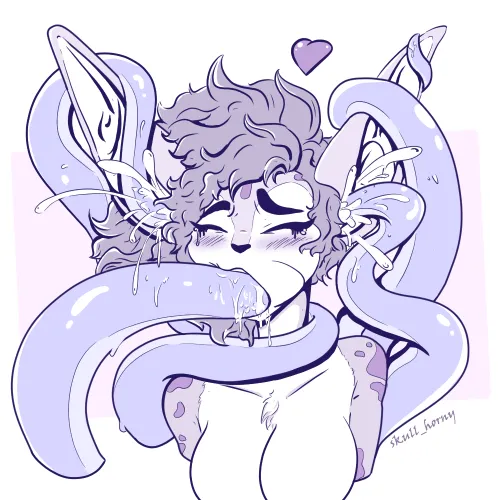 Sweet Earfuck [FT] (Art by Hornyskull/@skull_horny) by guiltyskull