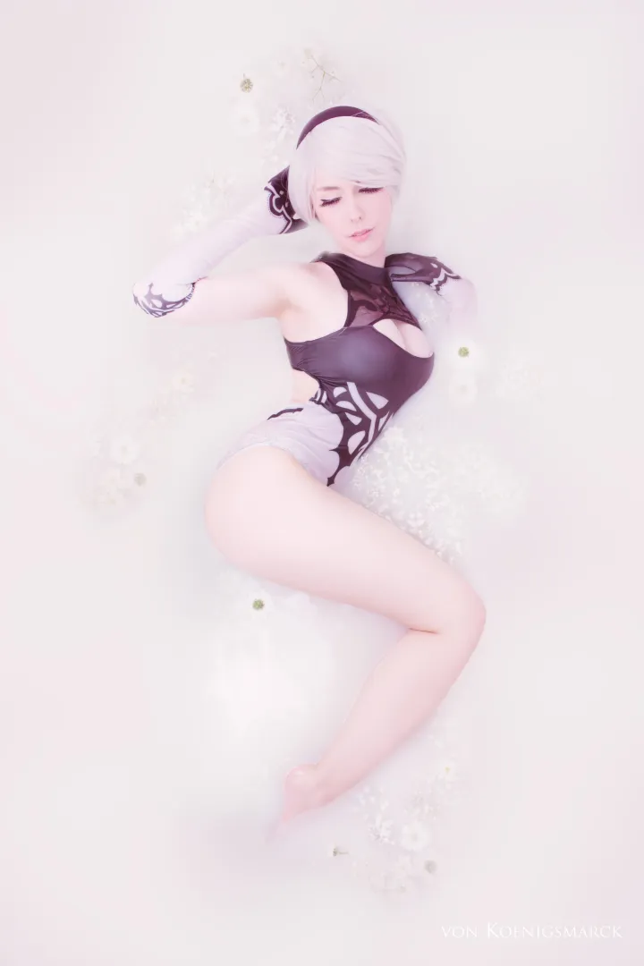 Swimsuit 2B by Natchan Cosplay posted by NatchanCosplay