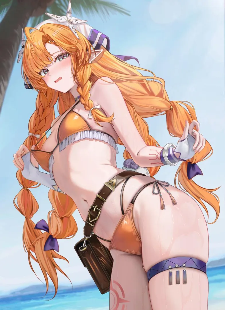 Swimsuit Sigrika [Wuthering Waves] posted by xSaviour_N