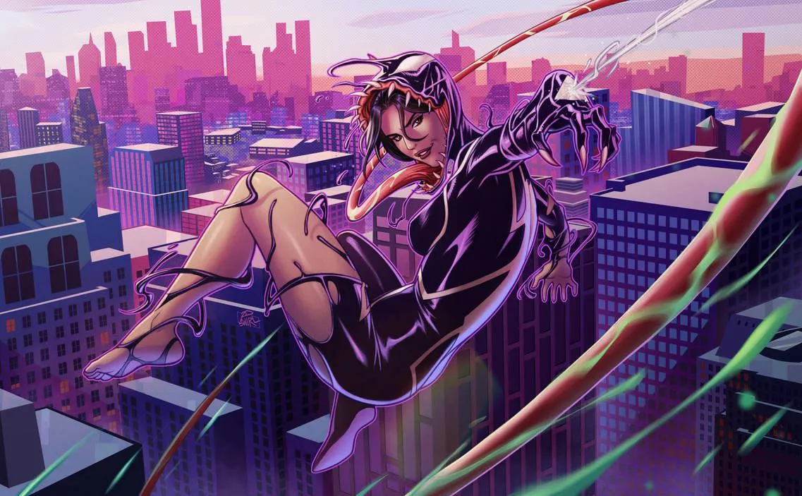 Swinging around the city (2DSwirl) posted by SymbioteBond