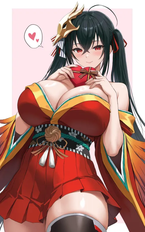 Taihou's Valentine Gift (sama samasa) by llamanatee