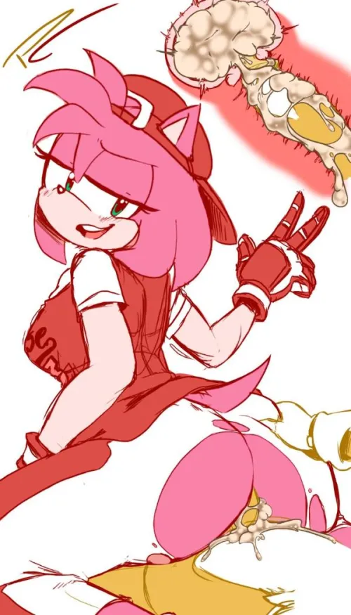 Tails cum to amy by Mission-Shape-9686