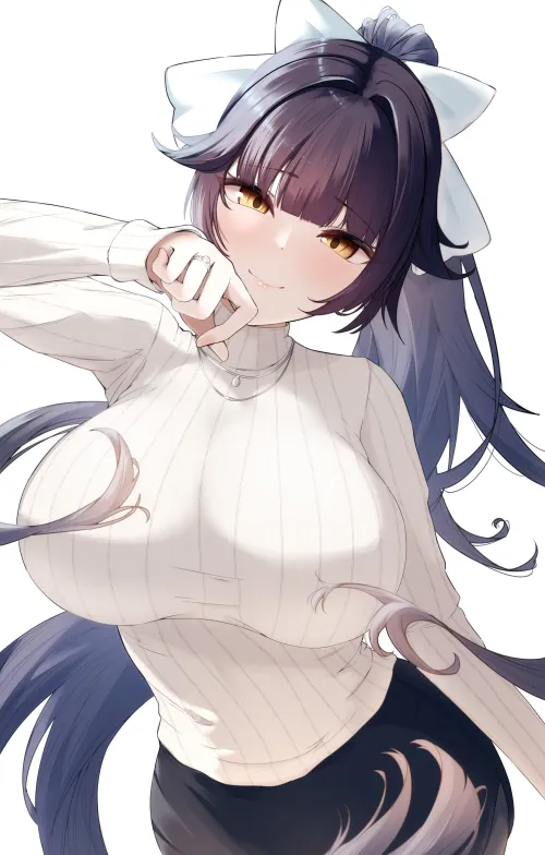 Takao in sweater (nonokuro_no96) by elegantloveglimmer