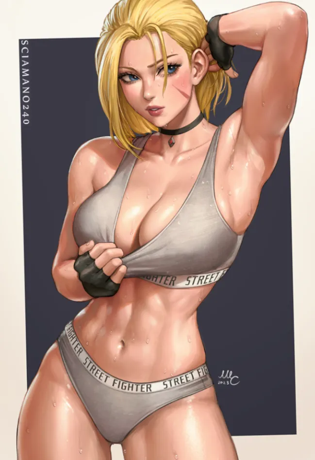 Take a sweet lick of Cammy's armpit posted by dvmmydumdum