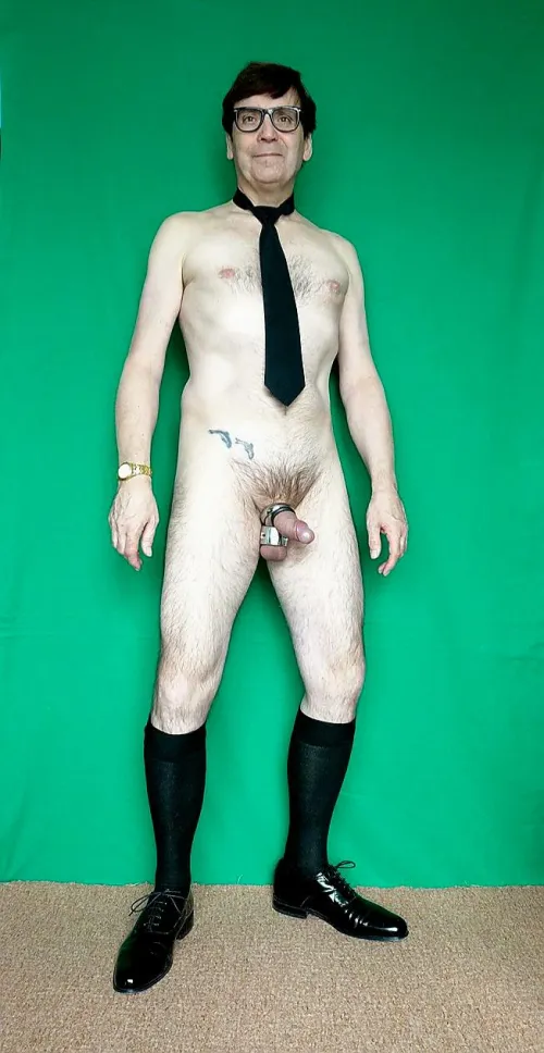 Taken just before i left for a naked dinner party.The host wanted different looks from his guests and i hopefully achieved that for him by Born_Wave_8890