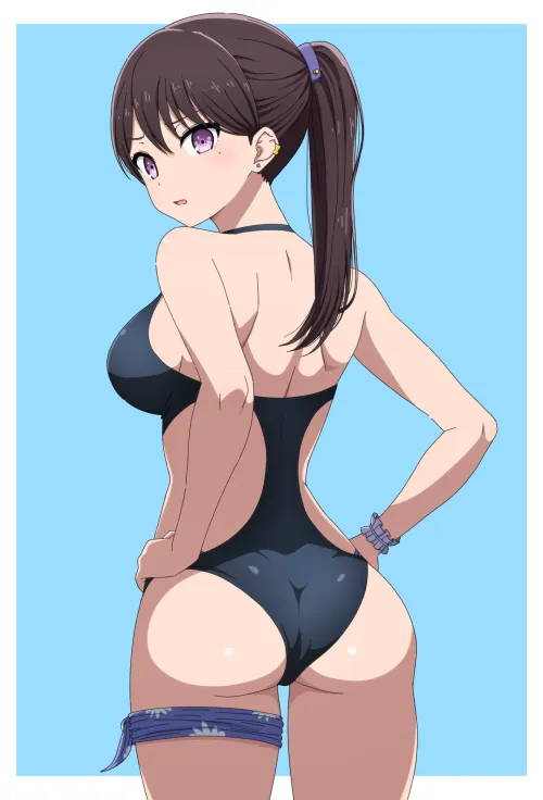 Taki headed to swim [BanG Dream!] (ノシムリン) by MartyrOfDespair