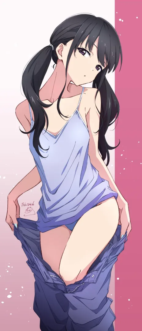 Takina Undressing for bedtime  posted by HentaiLoveuse