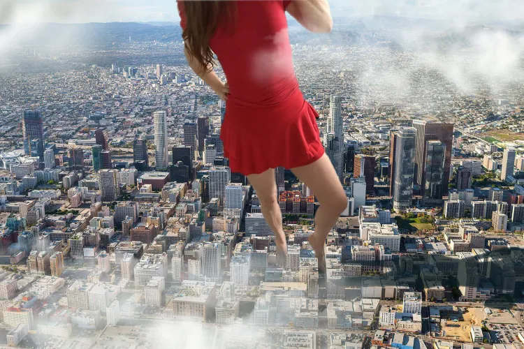 Taking a casual stroll through your silly little city by Ms_Marnie_Fairfax