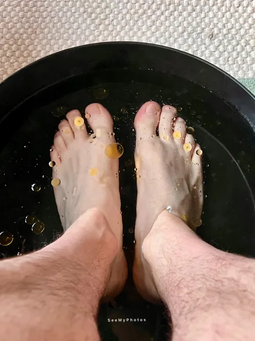 Taking care of my feet  by SeeMyPhotos