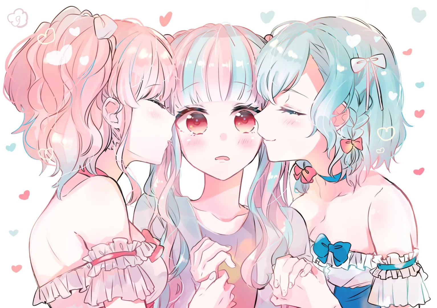 Taking her from both sides [BanG Dream!] posted by rovidee