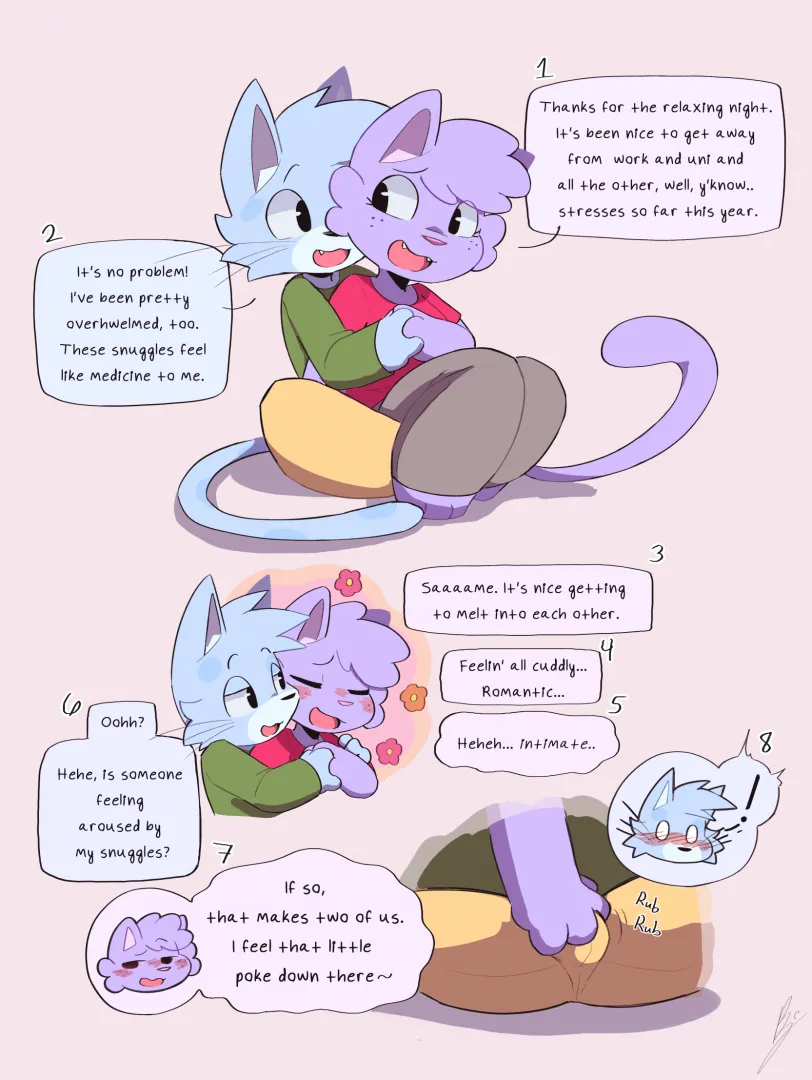 Taking Time Together - Page 1 (Commissioned) (wolfa_nsfw) [MF] posted by Olive-The-Otter