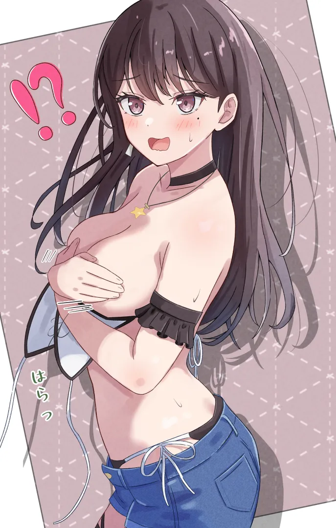 Taki's swimsuit slipped [BanG Dream!] (azakura) posted by MartyrOfDespair