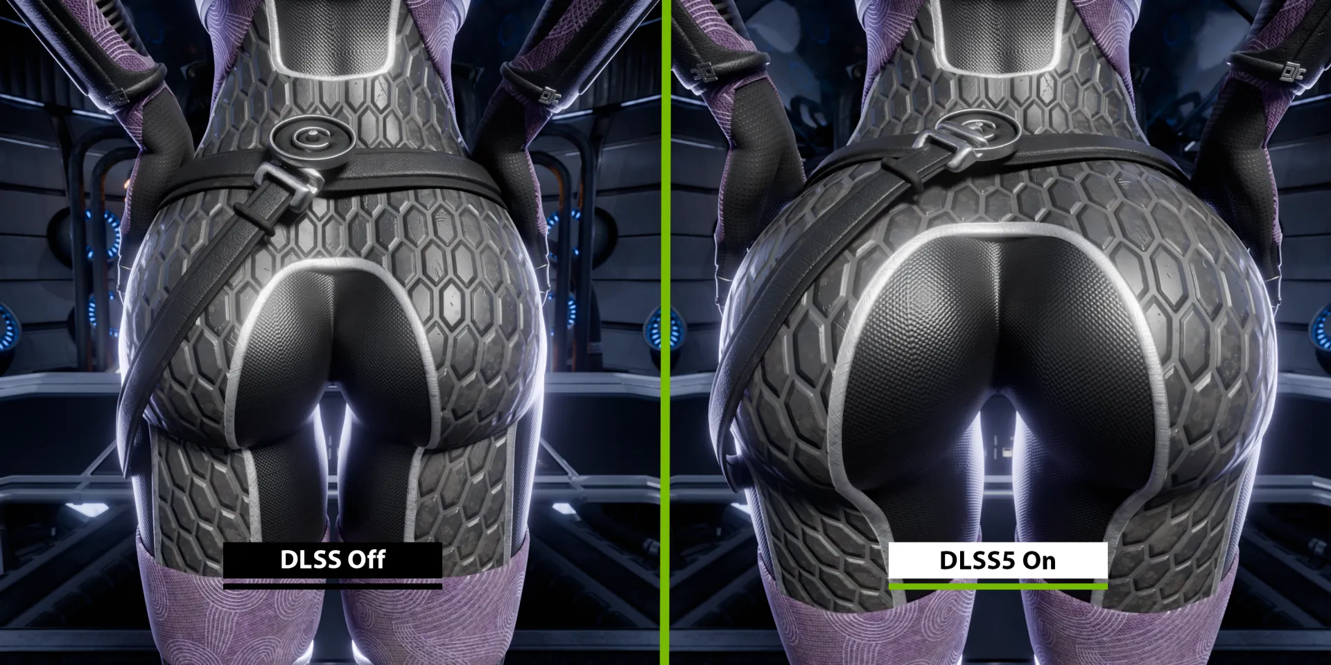 Tali showing off the crazy new DLSS5 tech (@OffModelStudio) posted by OffModelStudio