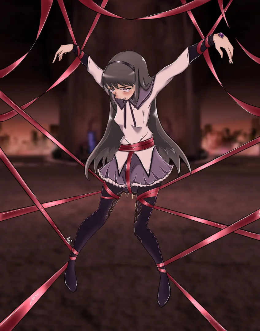 Tangled up and tinkling (art by bbyybratt) posted by bbyybratt