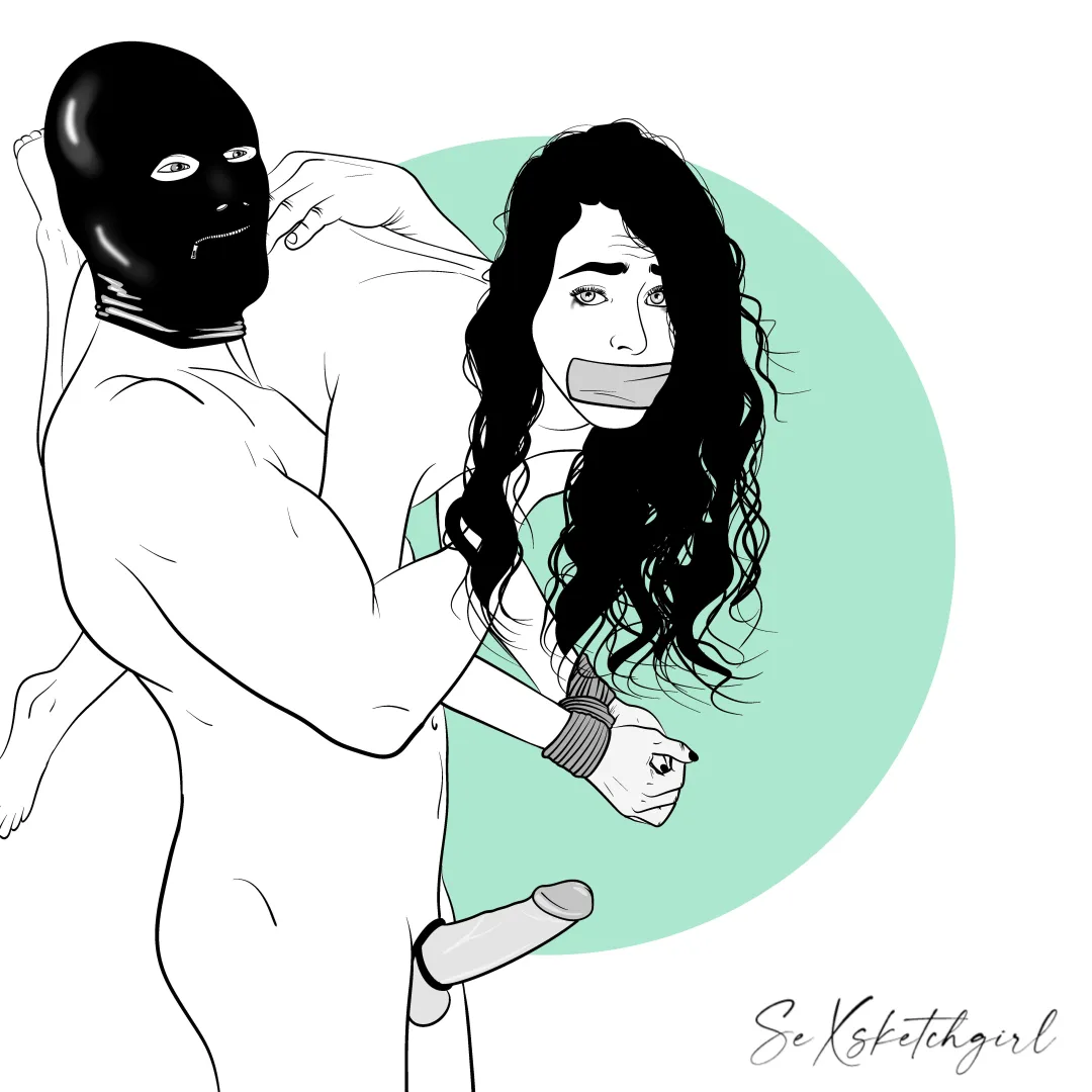 Tape gagged (by Sexsketchgirl) posted by New-Sexsketchgirl