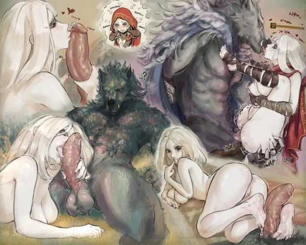 Tarnished wolf lover (SnowyFeline) by SpitefulCrow1701