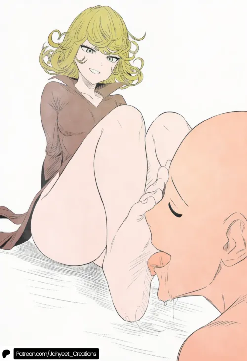 Tatsumaki loves to be worshipped(Jahyeet_Creations) by blowjobcurious