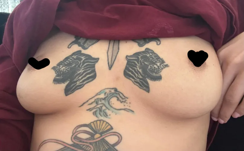 Tatted titts? by Fit_Mastodon_7417