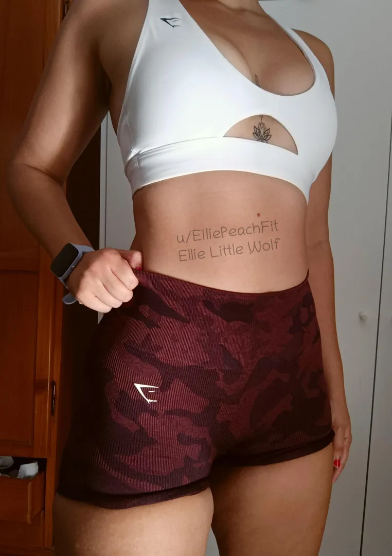 Teasing you with my favorite top posted by ElliePeachFit