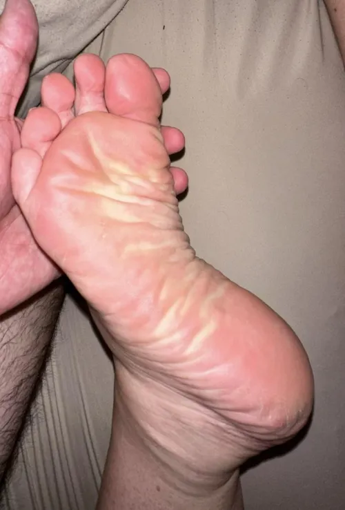 Tell me what you’re doing to my wife’s foot as I hold it up for yo by ekv25