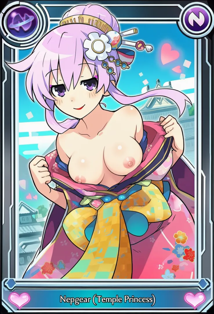 Temple Princess Nepgear Trading Card posted by Ben_is_rogue