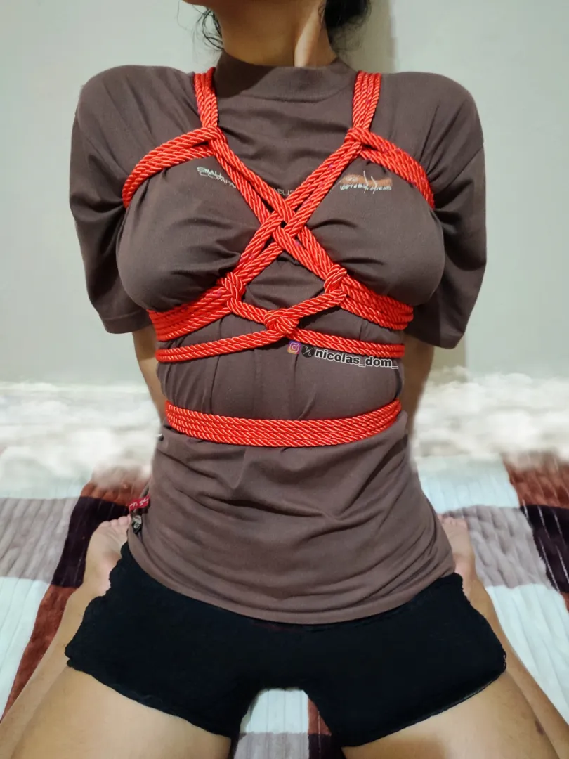 Thanks to my shibari model ❤️ Star-shaped harness ✨ posted by Nicolas_Dom