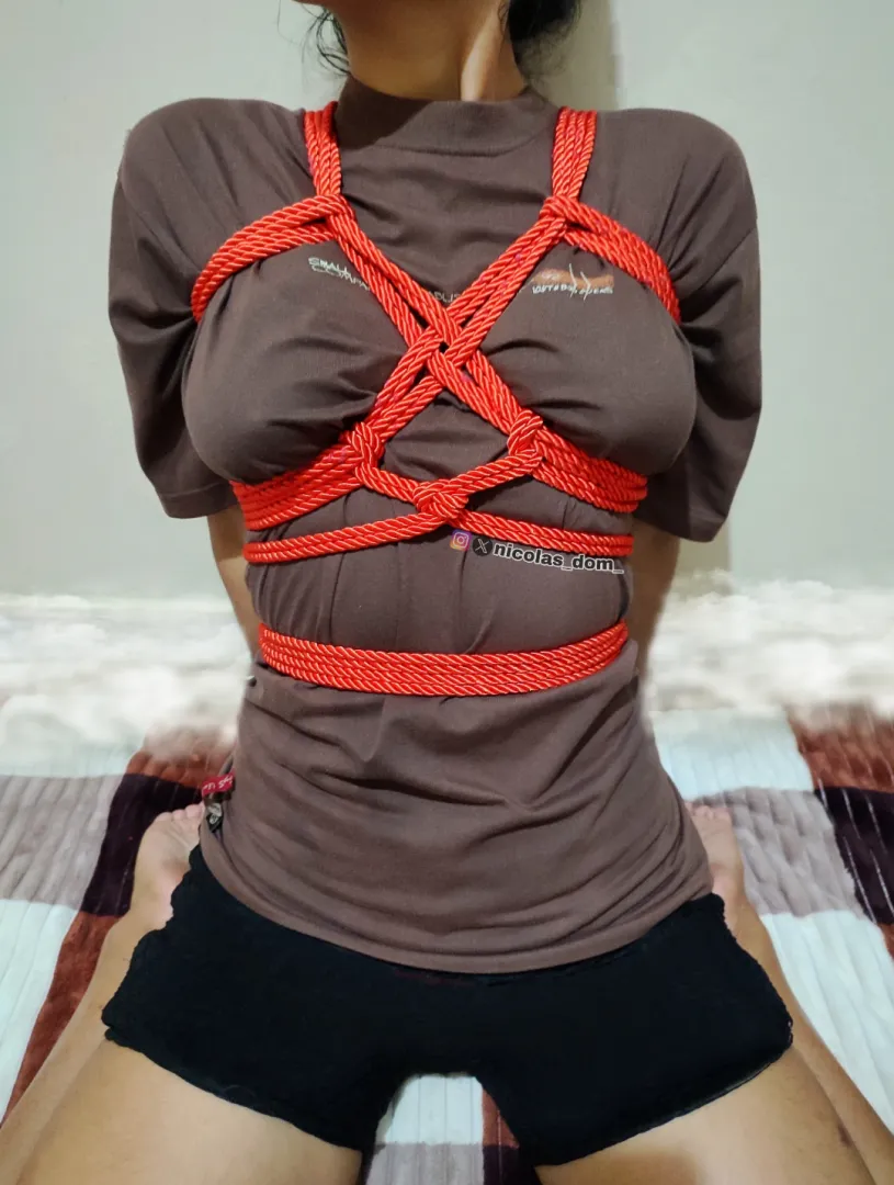 Thanks to my shibari model ❤️ Star-shaped harness ✨ posted by Nicolas_Dom