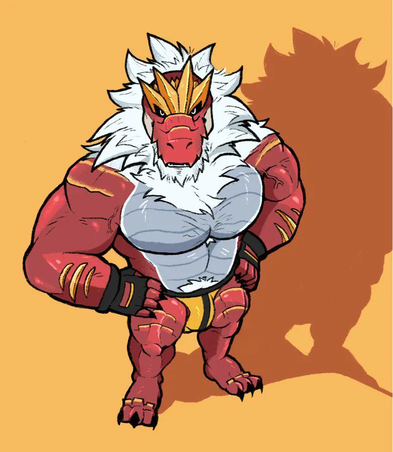 That jockstrap looks good on the king of the dinosaurs. (Artist: PkGroovyn) posted by Normal_Equivalent_11