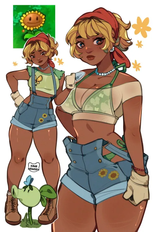 That's what's funny about having a plantoid friend: they can sometimes just... Show up a different gender. Yeah, some individuals of the species just swap genders during puberty, it's supposed to be something related to available mates or something li by Small-Worry-9065