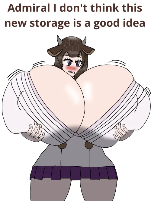 The admiral though of a way to make most space from fuel to kashino... but it was maybe a bad idea... or just a lewd one. (Kashino from azur lane) by Amazing_Method_8348