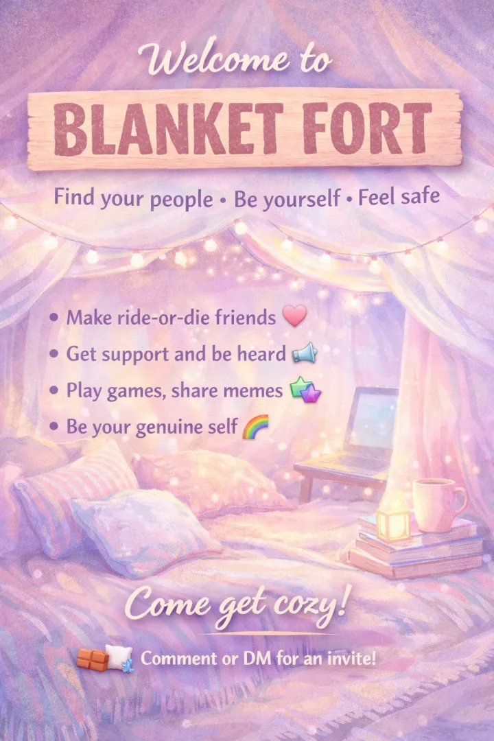 The Blanket Fort  ● SFW ● A Place To Be Yourself posted by SomeWedding4061