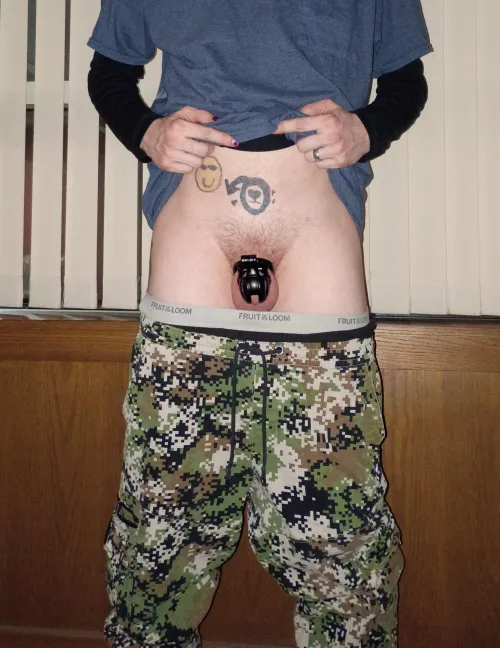 The blinds to the main work walkway were cracked open so anyone could’ve seen by Painted_n_Caged