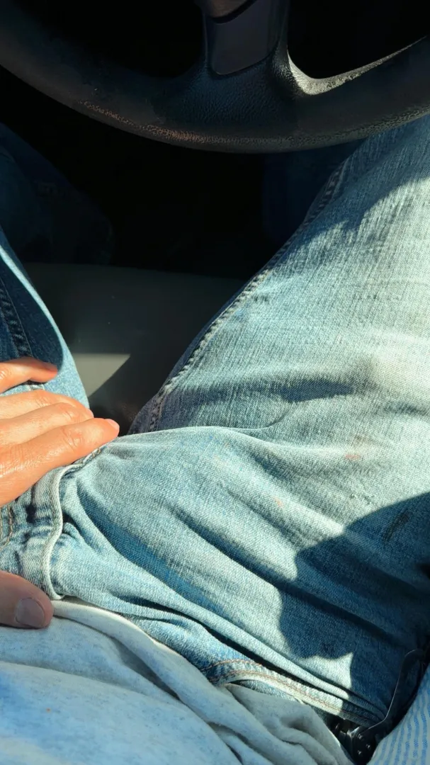 The bulge is getting bigger sitting in the work truck looking at Reddit posted by NC_BullDad