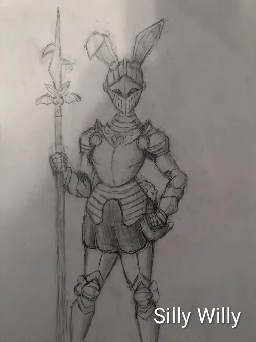 The bunny in (mostly) historically accurate armor by 007silly_willy