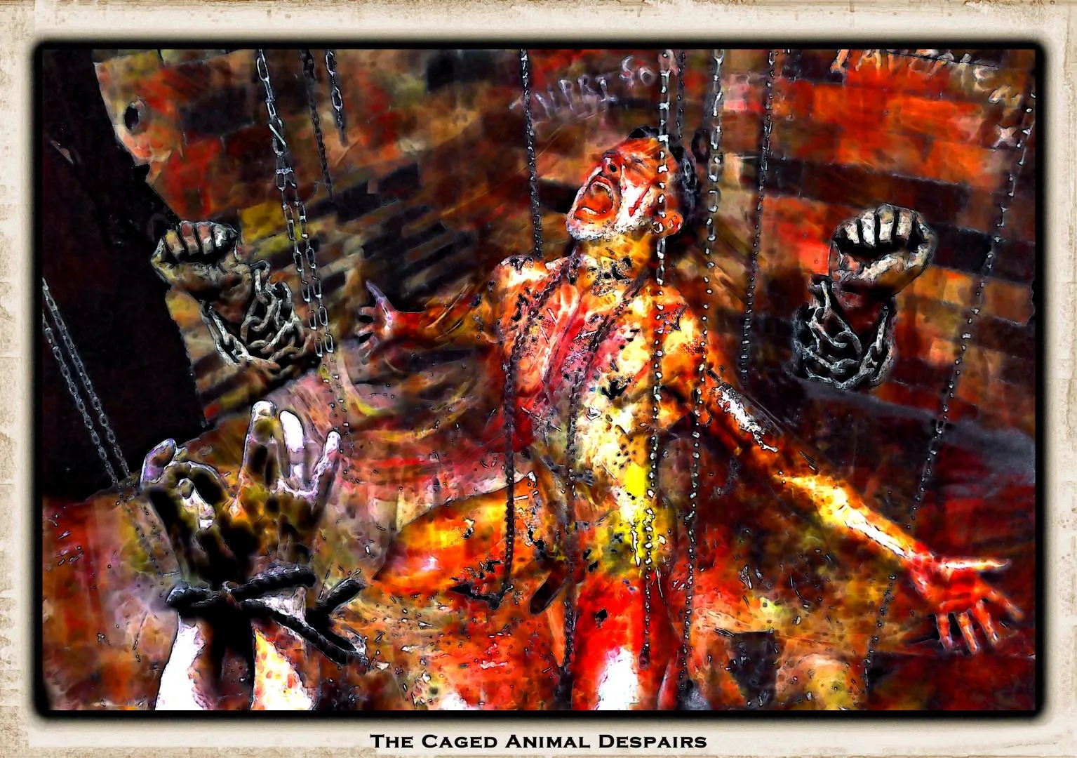 The Caged Animal Despairs posted by GreyCrossStudios