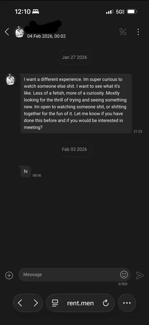 The casual “hi” after that message is sending me by King__Witch