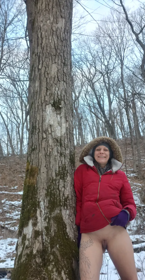 The cold fresh air put a smile on my face. posted by llebreknyTtoN