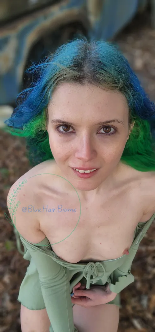 The cold winter air has my nipples rock hard by BlueHairBiome