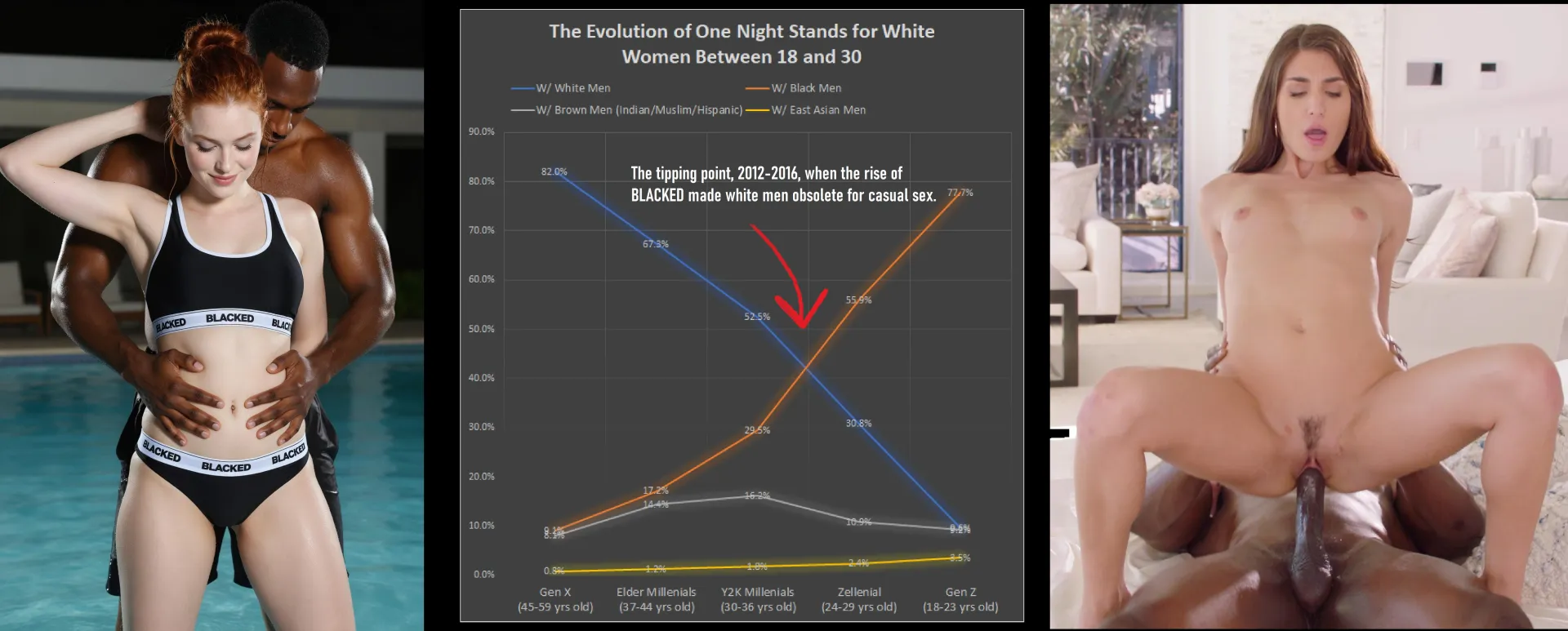 The Evolution of One Night Stands for White Women in their 20s posted by DarkGinger969