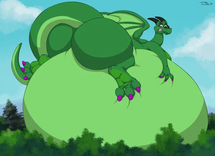 The Fattened Dragoness Jotae (Teasel  Bone) [F] by Sufficient-Owl6785