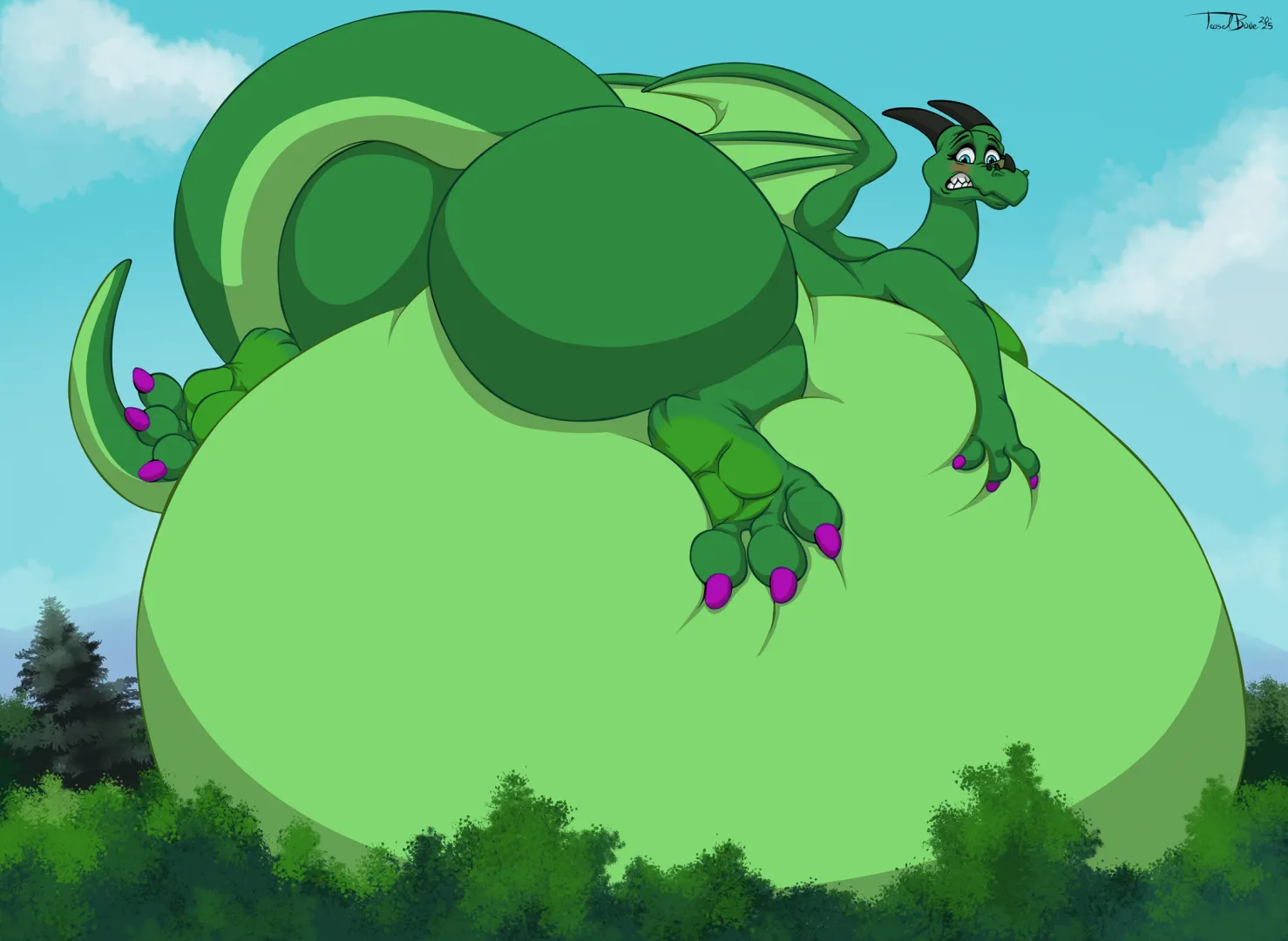 The Fattened Dragoness Jotae (Teasel  Bone) [F] posted by Sufficient-Owl6785
